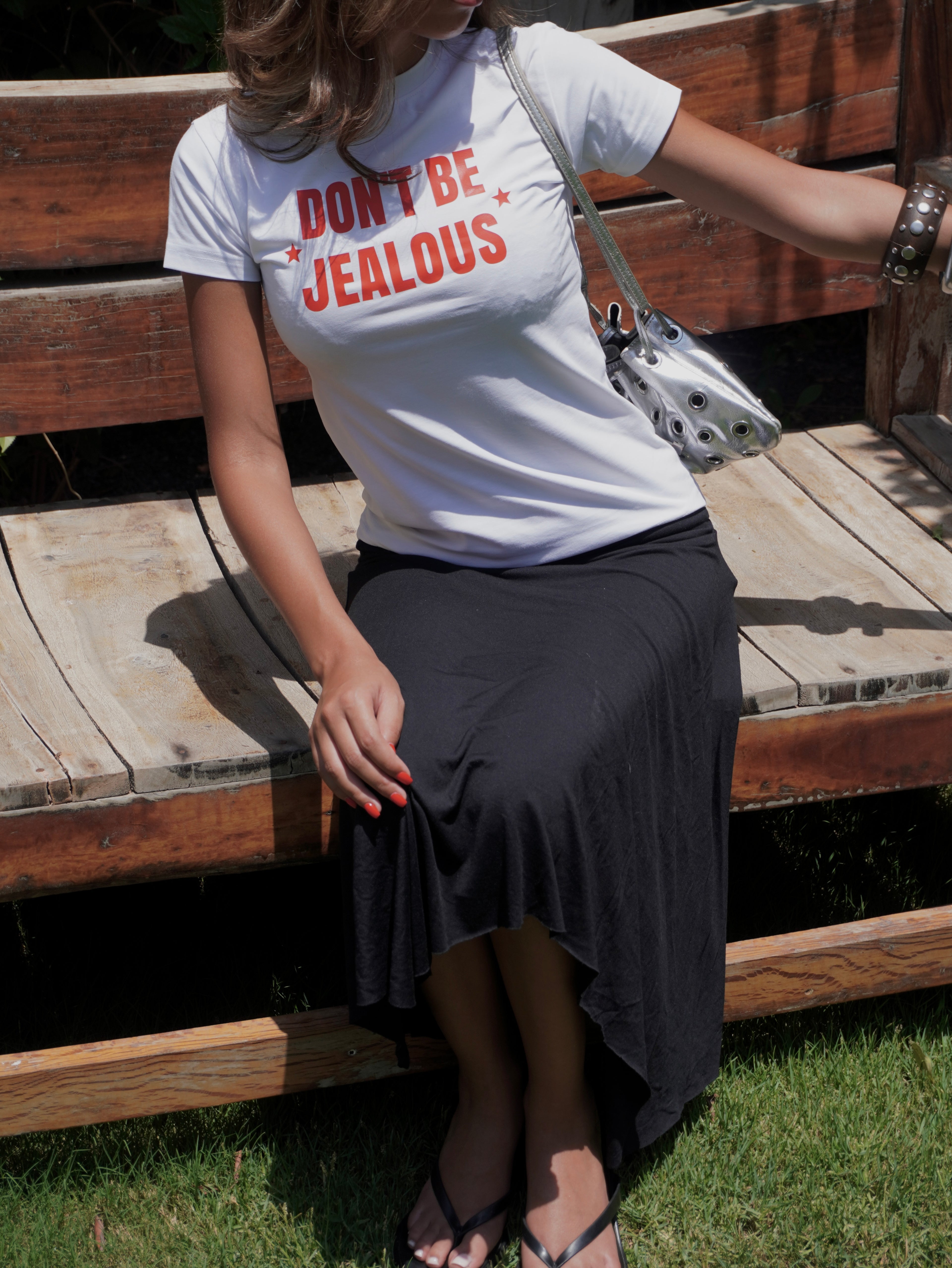 Don't be jealous baby tee